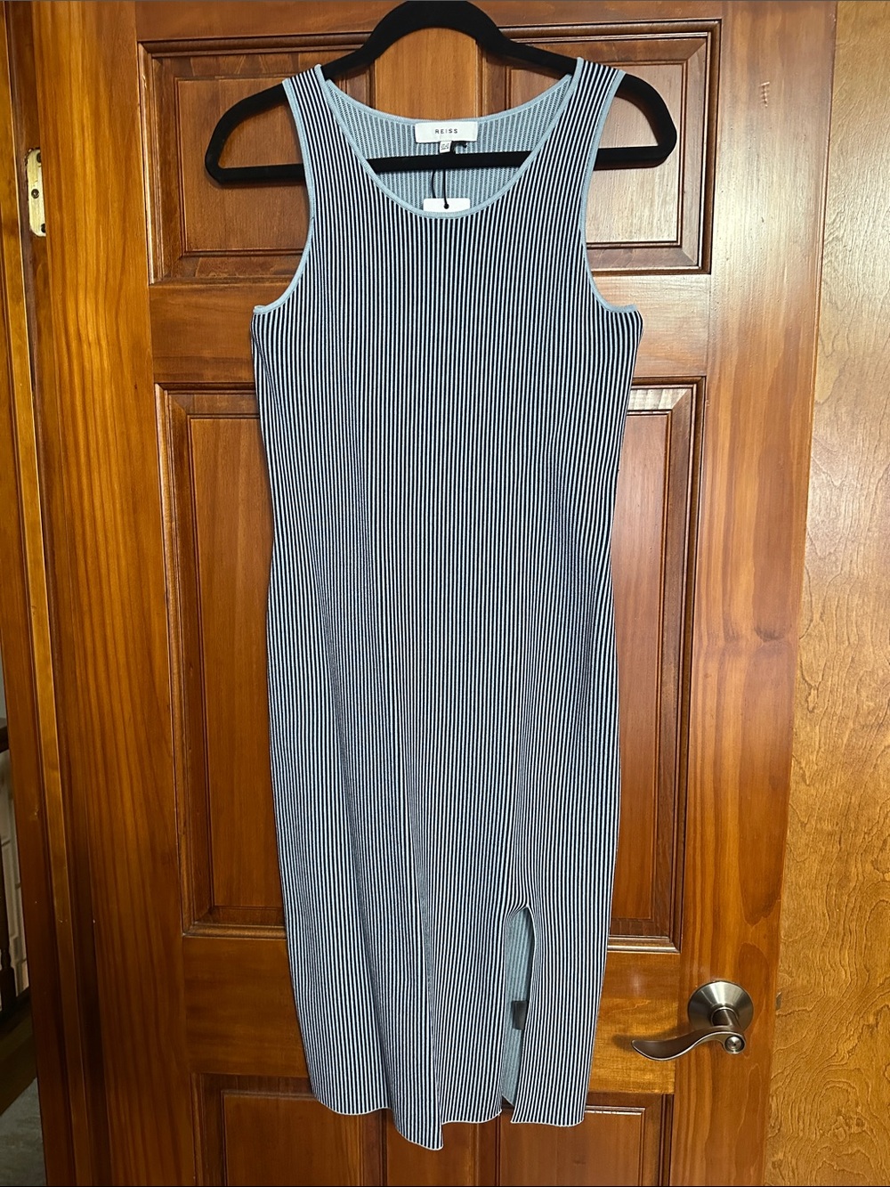 New - Reiss Charlie Ribbed Knit Sleeveless Dress